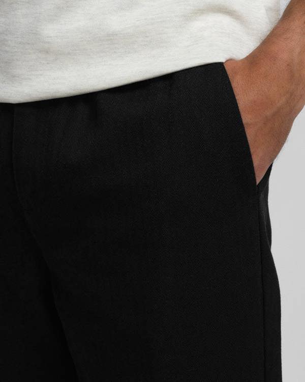 Larsson & Co Men’s Farndon Herringbone Drawstring Trouser