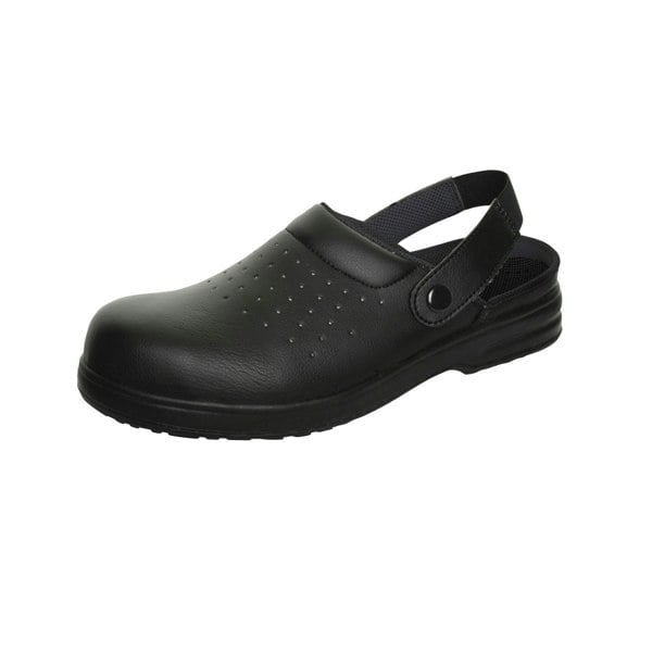 Dennys Safeway Safety Sandals - Black