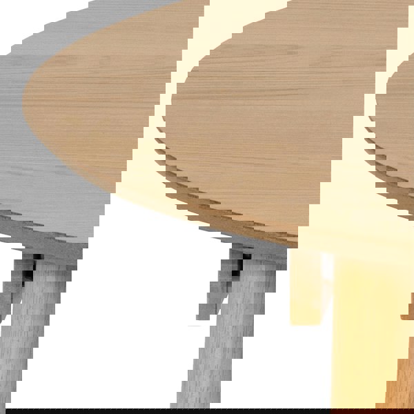 Furniture To Go Montreux Round Extending Dining Table in Oak 115-154 cm