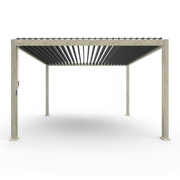Ocean Designs Tivoli 4m x 3.6m Wood Effect Free Standing Pergola