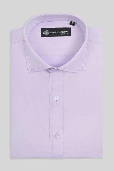 Paul Andrew Oliver Cutaway Collar Shirt - Lilac