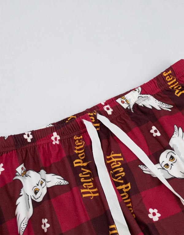 Harry Potter Womens Red Character Long Sleeve Long Leg Pyjama Set