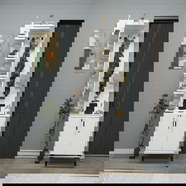 Destina Home Lefteris Hallway Coat Rack with Shelves