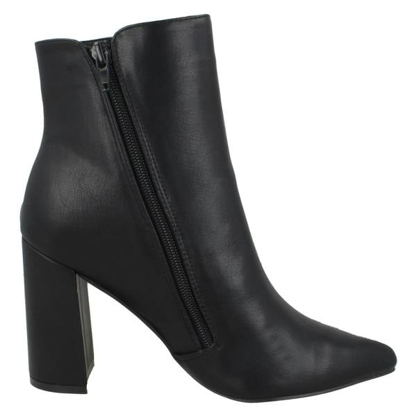Spot On Ladies Spot On Zip Up Ankle Boots F51140