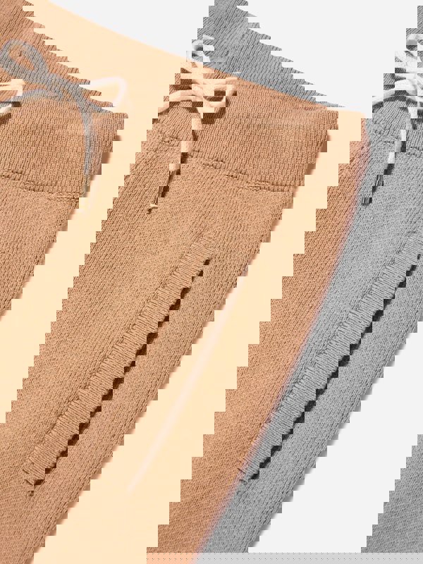 Chloé Girls Knitted Trousers in Beige