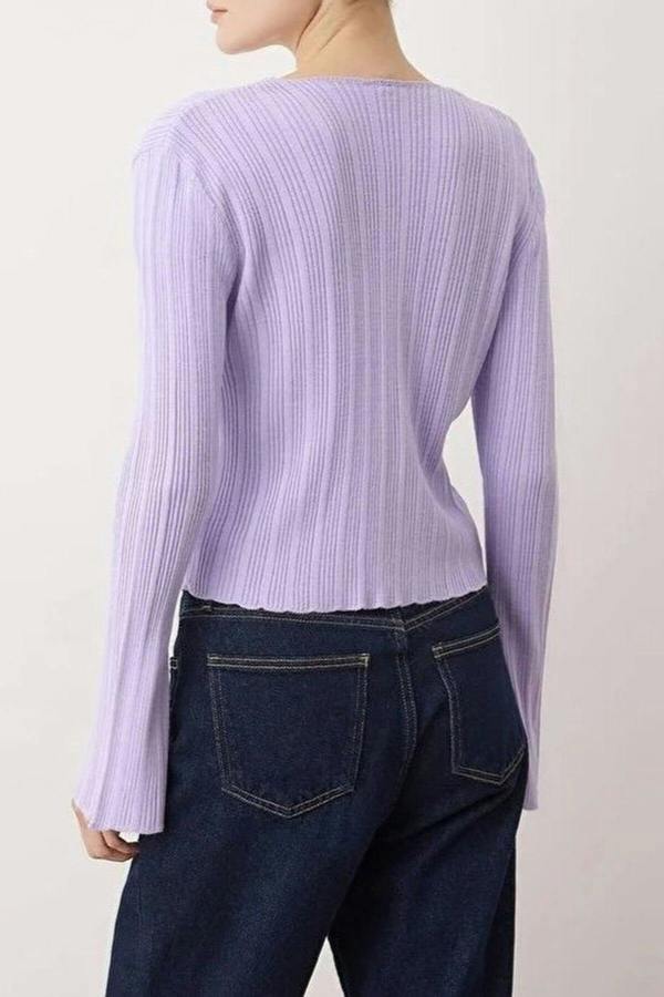 WOVCOR Spanish Sleeve Knit Cardigan