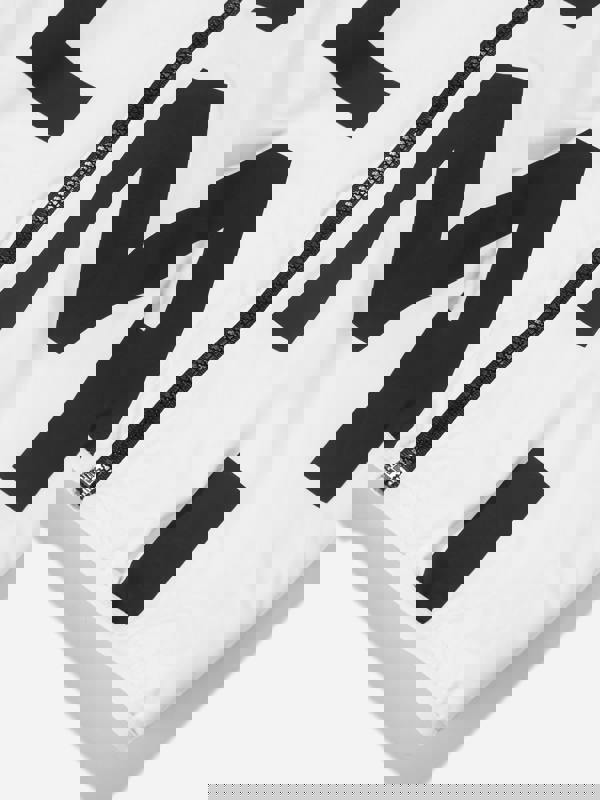 Balmain Boys Logo Print Hooded Jacket in White