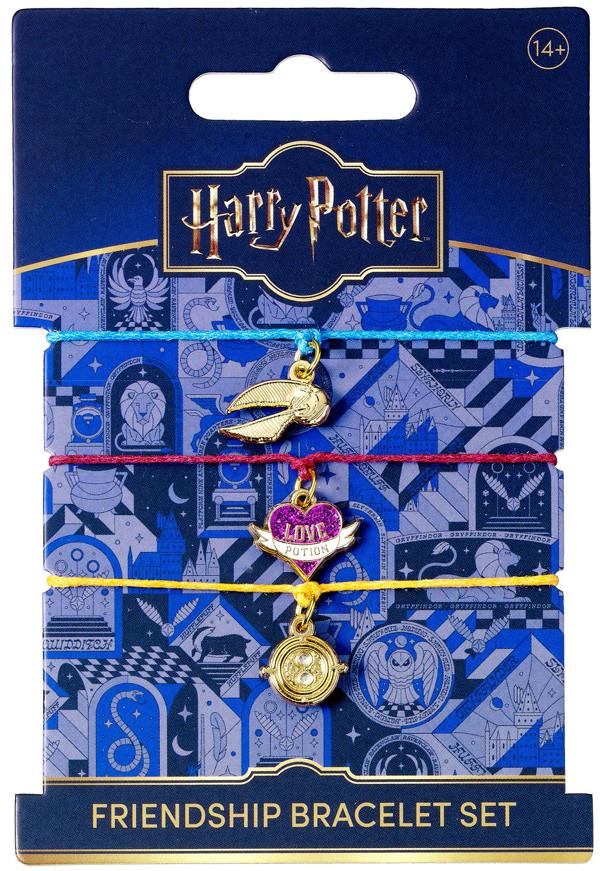 The Carat Shop Harry Potter Golden Snitch Friendship Bracelet Set  Multi