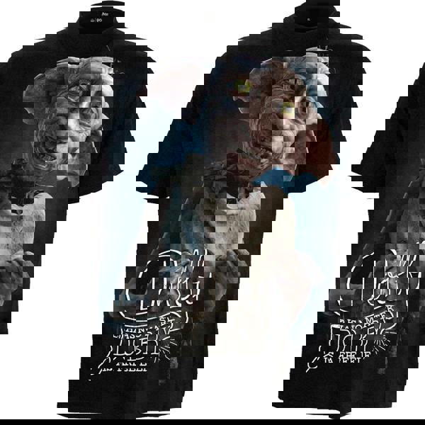 DOBBY - Front Print T-Shirt Black