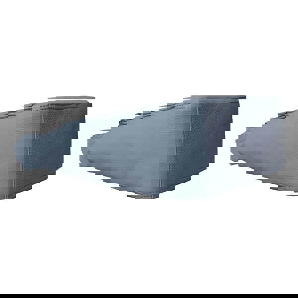 Assots London 'PAMELA' Pastel Blue Pebble Grain Real Leather Designer Shoulder Hobo Bag