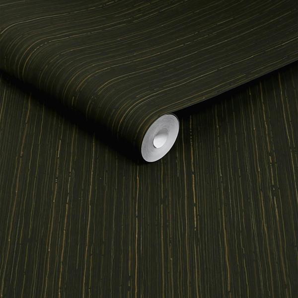 Abigail Ahern Fibre Stripe Wallpaper | Forest