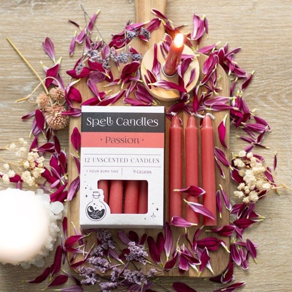 Serano Pack of 12 Passion Spell Candles