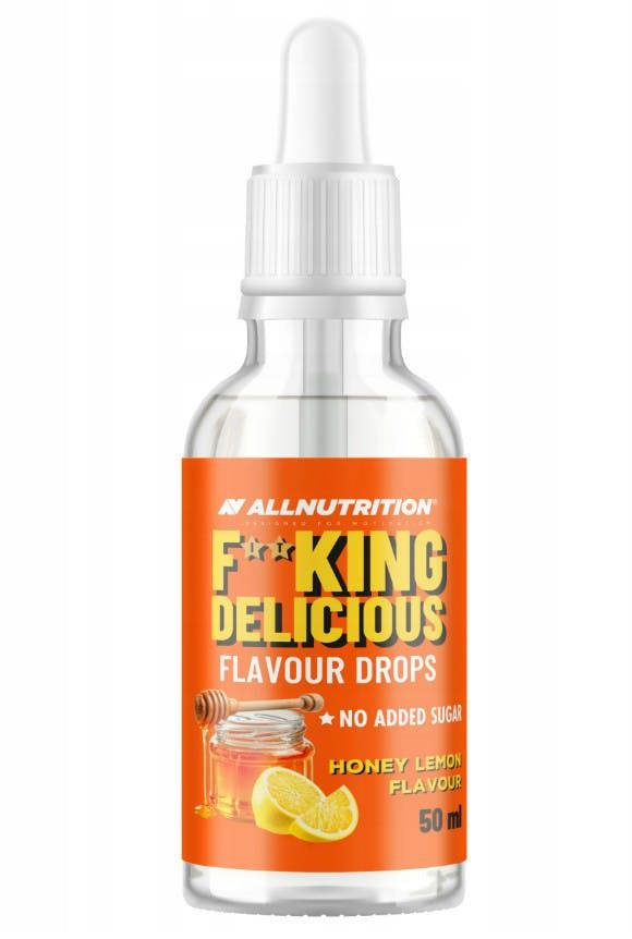 Allnutrition Fitking Delicious Flavour Drops, Honey Lemon - 50 ml.