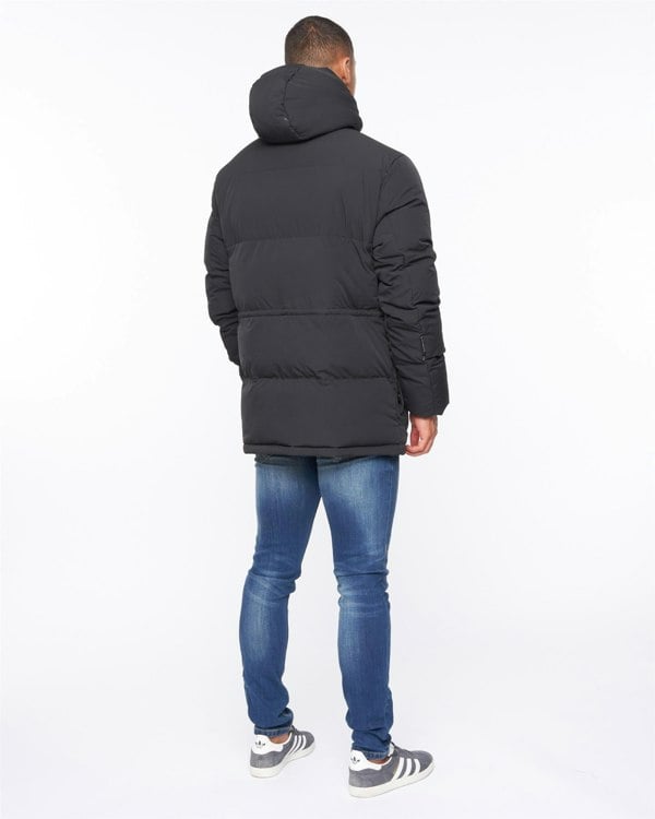 Duck and Cover Fletchley Puffer Jacket Black