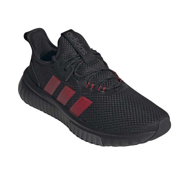 Adidas Mens Kaptir 4.0 Leather Trainers - Charcoal/Red - 