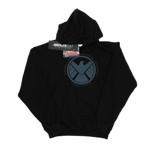 Marvel Mens Agents Of SHIELD Logistics Division Hoodie - Black