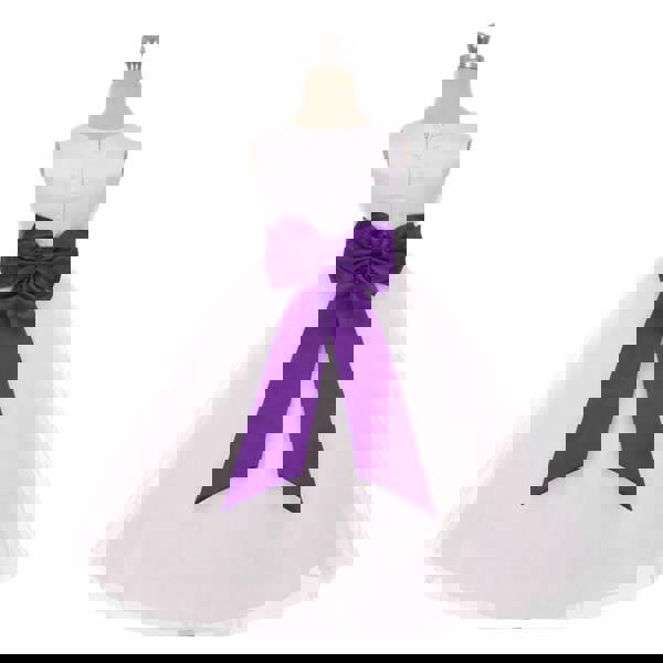 Kids Dreams Classic Dolly Dress - Purple Sash