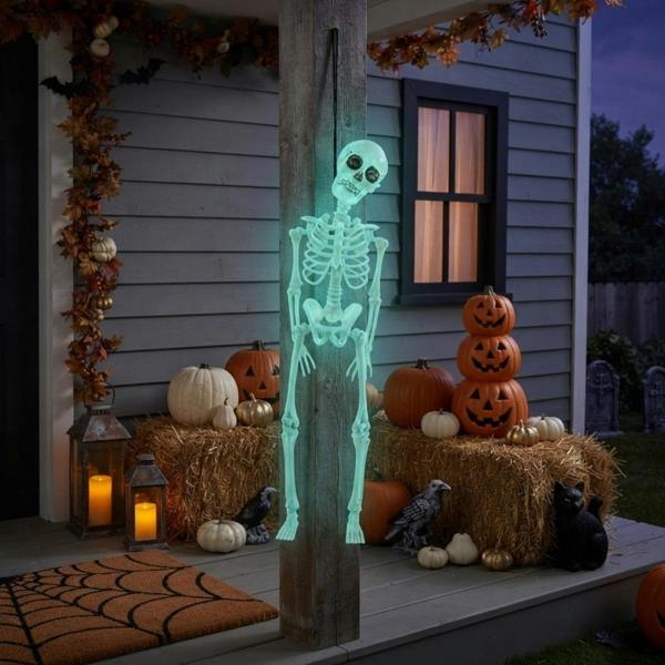 Garden Greatness Spooky Glow-in-the-Dark Halloween Skeleton