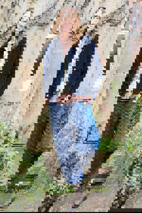 Lily & Me Charlie Barrel Leg Jeans Blue