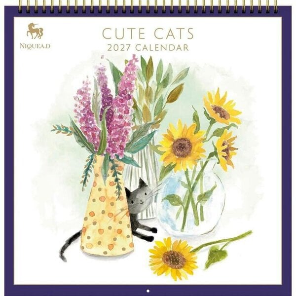 Cute Cat's Calendar 2027, Wall Calendars, Month To View, Cats, Gift
