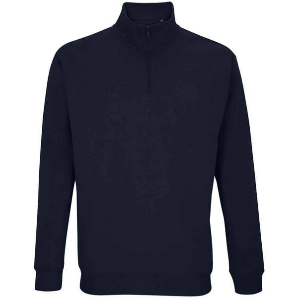 SOLS Unisex Adult Conrad Quarter Zip Sweatshirt - French Navy