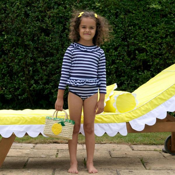 Rachel Riley Lemon Mini Beach Bag