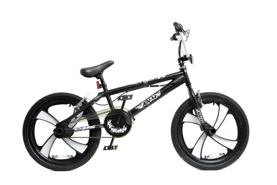 XN-4-20 BMX Bike Boys Freestyle BMX - 20" MAG Wheel Gyro Black/White