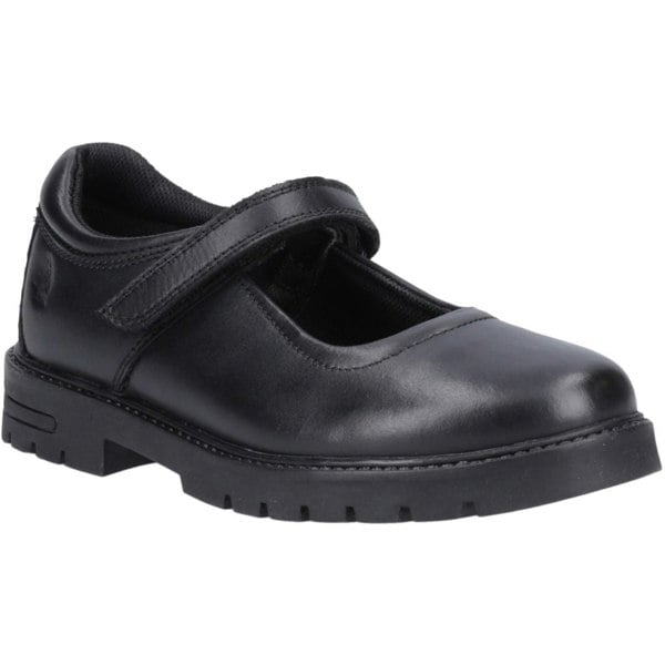 Hush Puppies Tanya Junior Leather Girls's Black Shoes