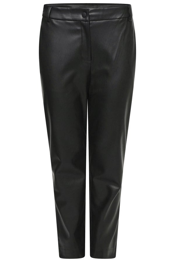 Elle Tiana Fleece Lined Faux Leather Trousers