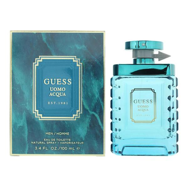 Guess Uomo Acqua Eau de Toilette 100ml Spray for Him