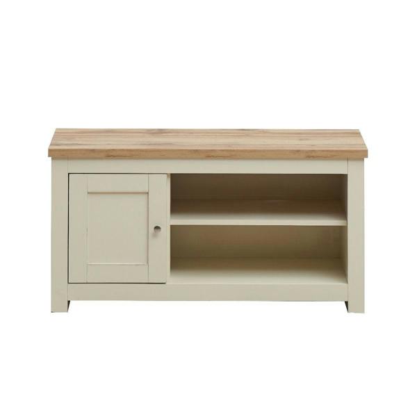 Timber Art Design Lisbon TV Unit Stand Media 1 Door and Open Shelf