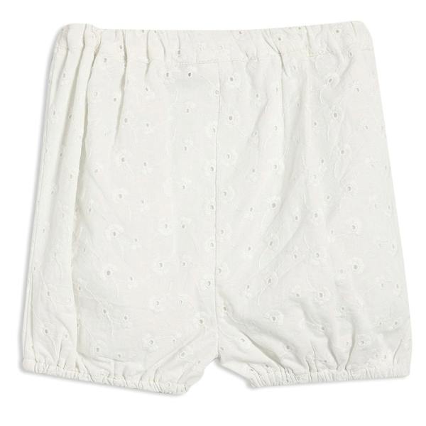 Mini Cuddles Baby Girls Broderie Anglaise 2pc Set, White