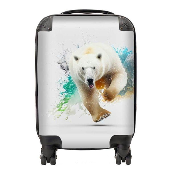 Warren Reed Charging Polar Bear Suitcase