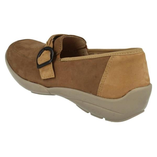 DB Shoes Ladies Easy B Wide Fitting Slip On Loafers Cork