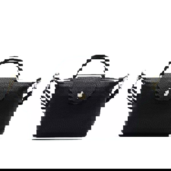 Kitise Fashion Italian Leather Mini Top Handle Crossbody Bag