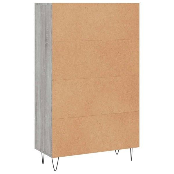 Berkfield Highboard Grey Sonoma 69.5x31x115 cm Engineered Wood