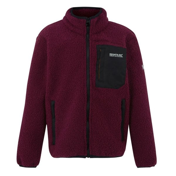 Regatta Kids Frankie Full Zip Fleece Jacket - Dark Pimento