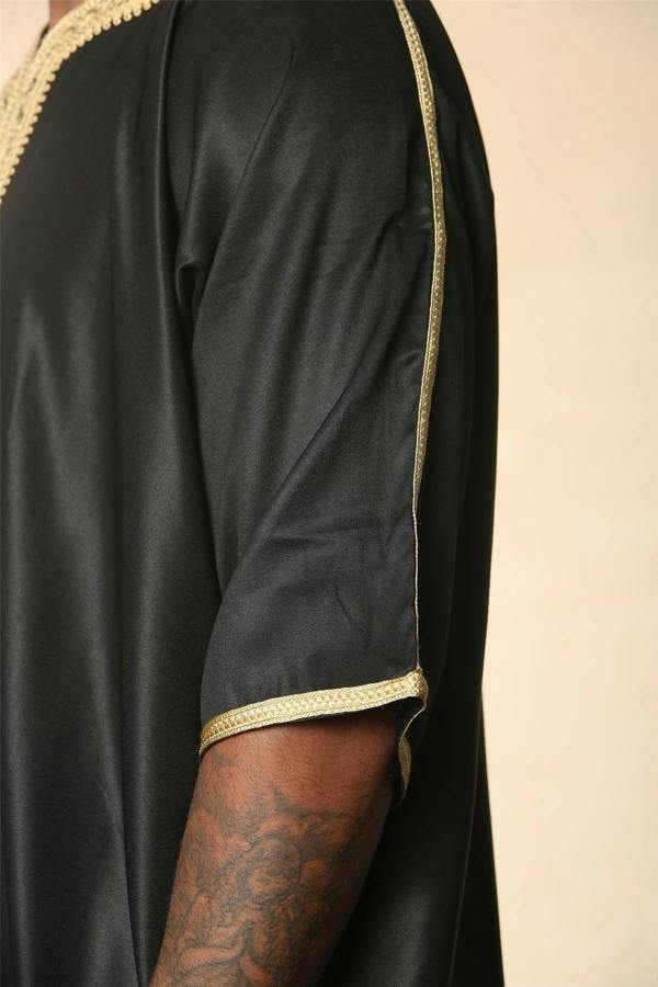 Infinity Leather Men's Moroccan Thobe Djellaba Jubba Robe Eid