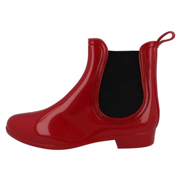 Spot On Ladies Spot On Flat Ankle Wellington Boots X1211