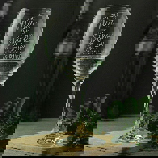 Personalised Memento Company Personalised 'Mum You Deserve This' Gin Balloon Glass