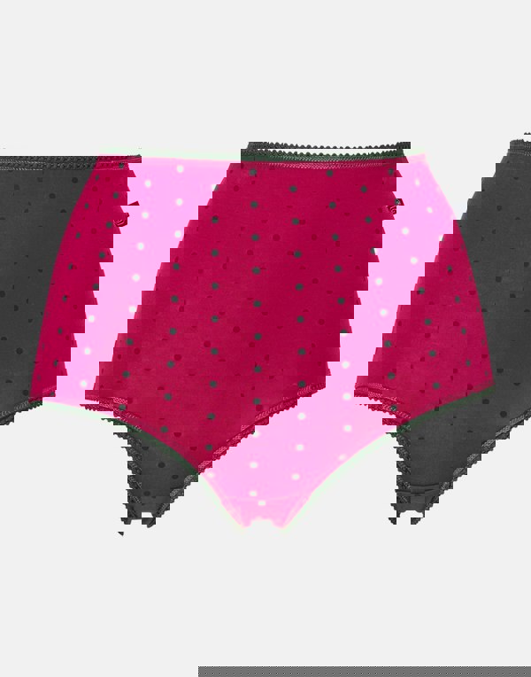 British Boxers Multipack! 4 Pairs of Women's Bamboo Full Briefs – Forest Berry