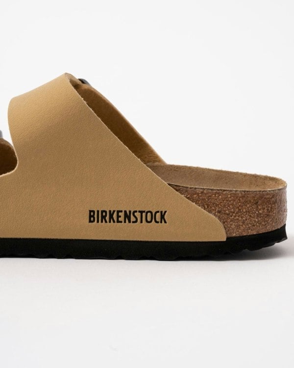 Birkenstock Arizona Birkibuc Womens Sandals - Birkibuc Latte Cream