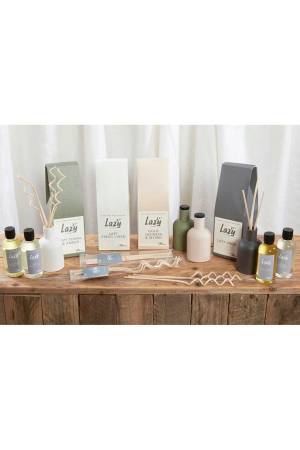 Lazy Linen 'Lazy Tonka & Amber' Reed Diffuser Refills Twin Pack