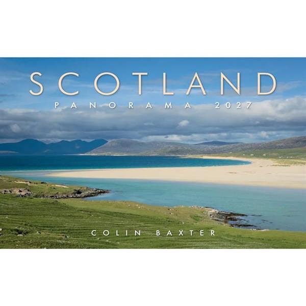 Colin Baxter, Scotland Panorama Deluxe Calendar 2027, Deluxe Calendars, Month To View, Travel, Gift
