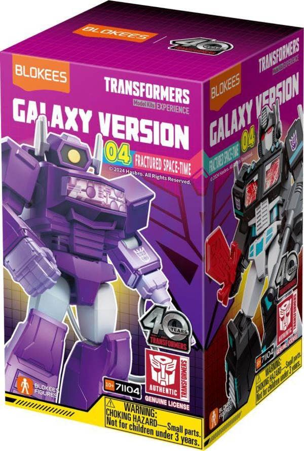 Transformers - Galaxy Version 04 Fractured Space-Time Figure Blind Box by Blokees (One Random Box Supplied)