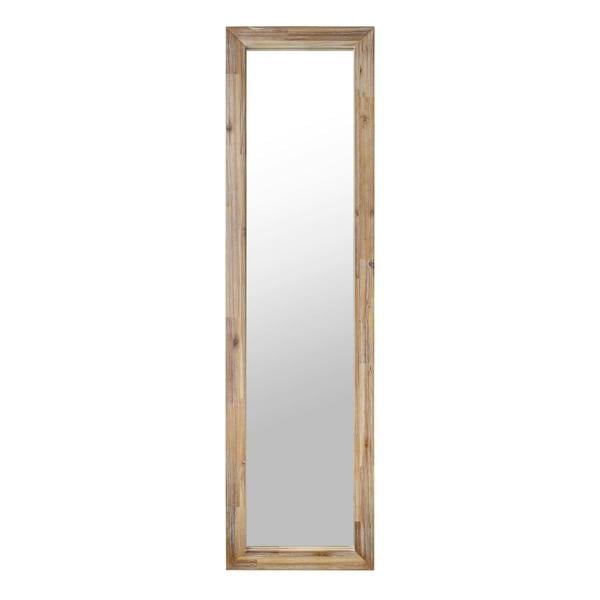Florence Large Rectangular Wall Mirror with Wooden Frame 45x165cm