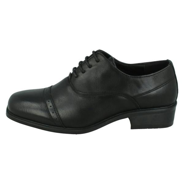 Spot On Boys Low Heel Lace Up Smart Shoes N1158