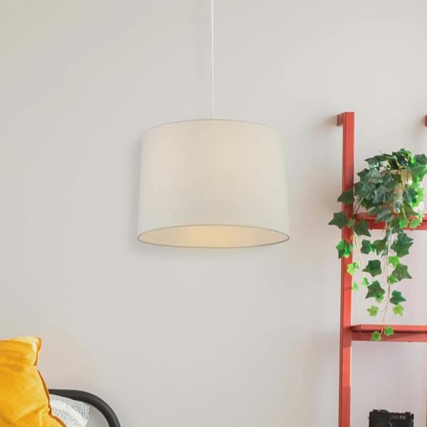 Ivory Tappered Linen Shade D40Cm