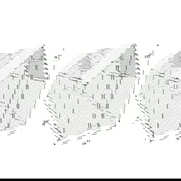 Monstershop Chicken Run 3m x 8m x 2m