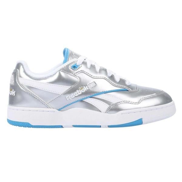 Reebok Unisex Adult BB 4000 II Leather Trainers - Silver